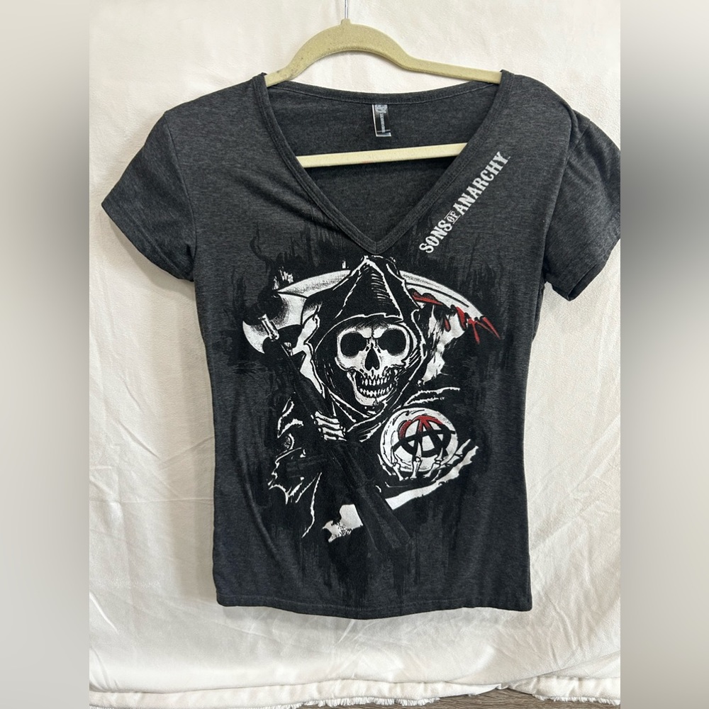 Sons Of Anarchy women’s fitted v-neck tee